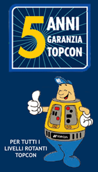 Garanzia 5 Anni Laser Topcon