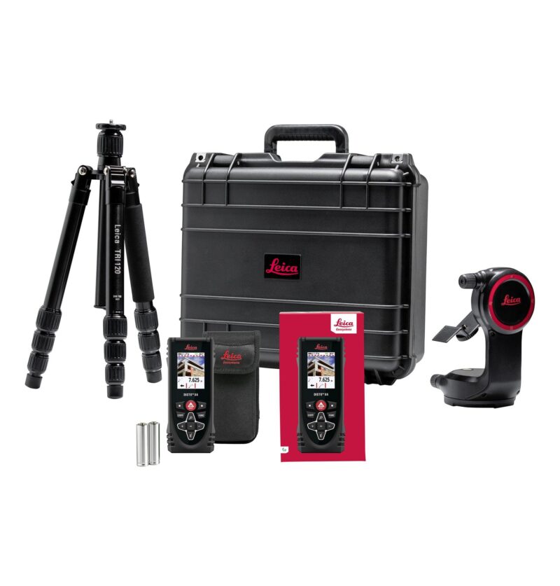 Leica Disto X4 P2P Pro Pack – Completo di treppiede e supporto
