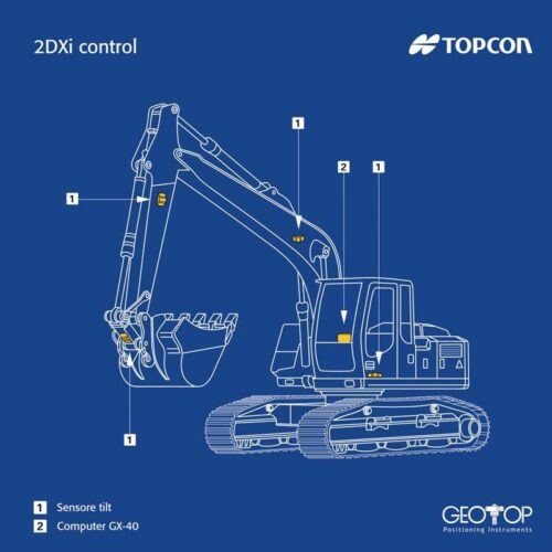 2DXe  Escavatore Topcon