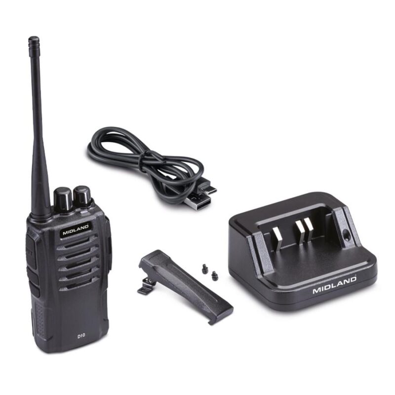 Midland D10 la prima radio digitale/analogica PMR446-DMR446