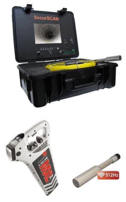 Videoispezione per fognature VPI704 30m Localizzatore MXL4