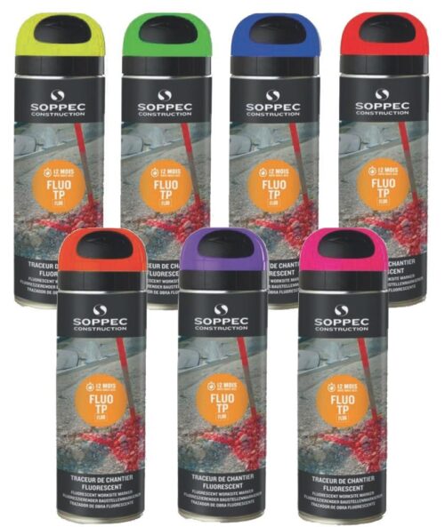MARCATORI SPRAY 500 FLUO cf 12 PEZZI