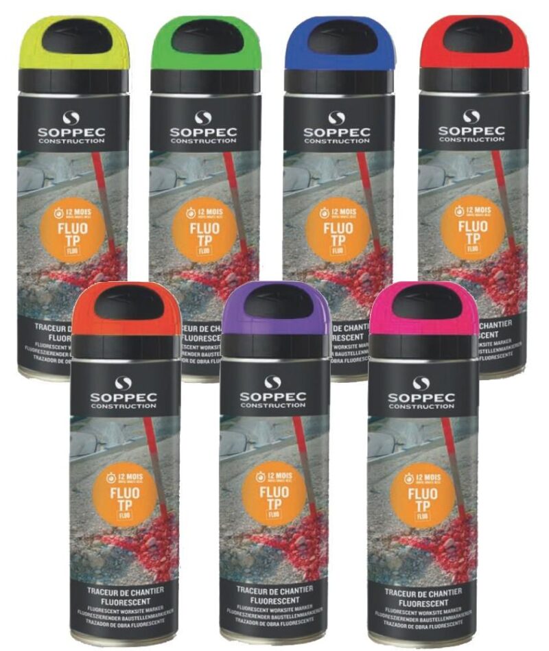 MARCATORI SPRAY 500 FLUO cf 12 PEZZI