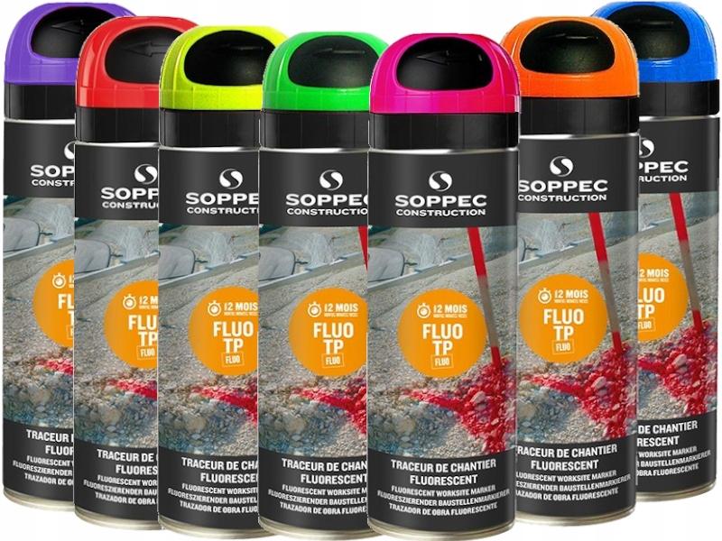 MARCATORI SPRAY 500 FLUO cf 12 PEZZI